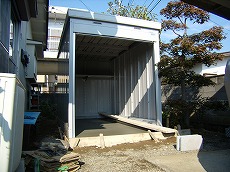 土間コンクリート打ち